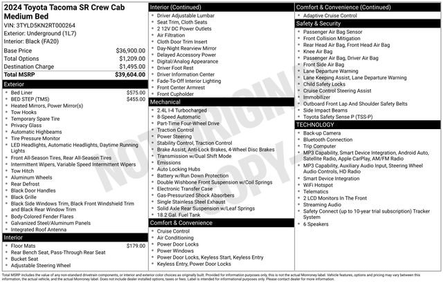 Used 2024 Toyota Tacoma SR image 13