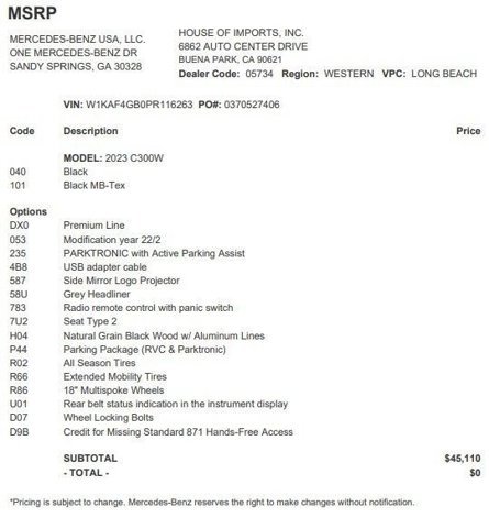 Certified 2023 Mercedes-Benz C 300 Sedan video 3