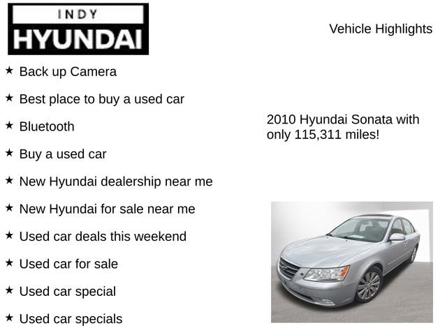 Used 2010 Hyundai Sonata Limited w/ Navigation Pkg 6 image 7