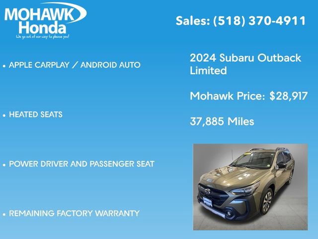 Used 2024 Subaru Outback Limited AWD/4WD image 14