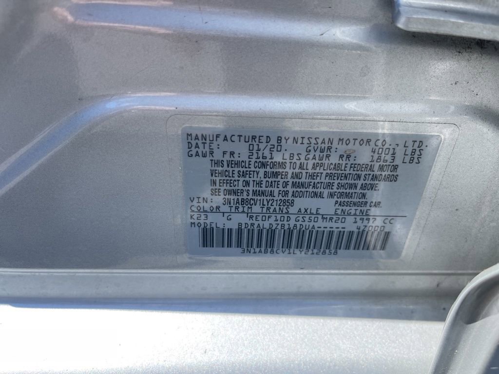 Certified 2020 Nissan Sentra SV w/ Trunk Package image 31