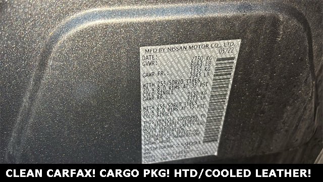 Used 2022 Nissan Pathfinder Platinum w/ Cargo Package image 34