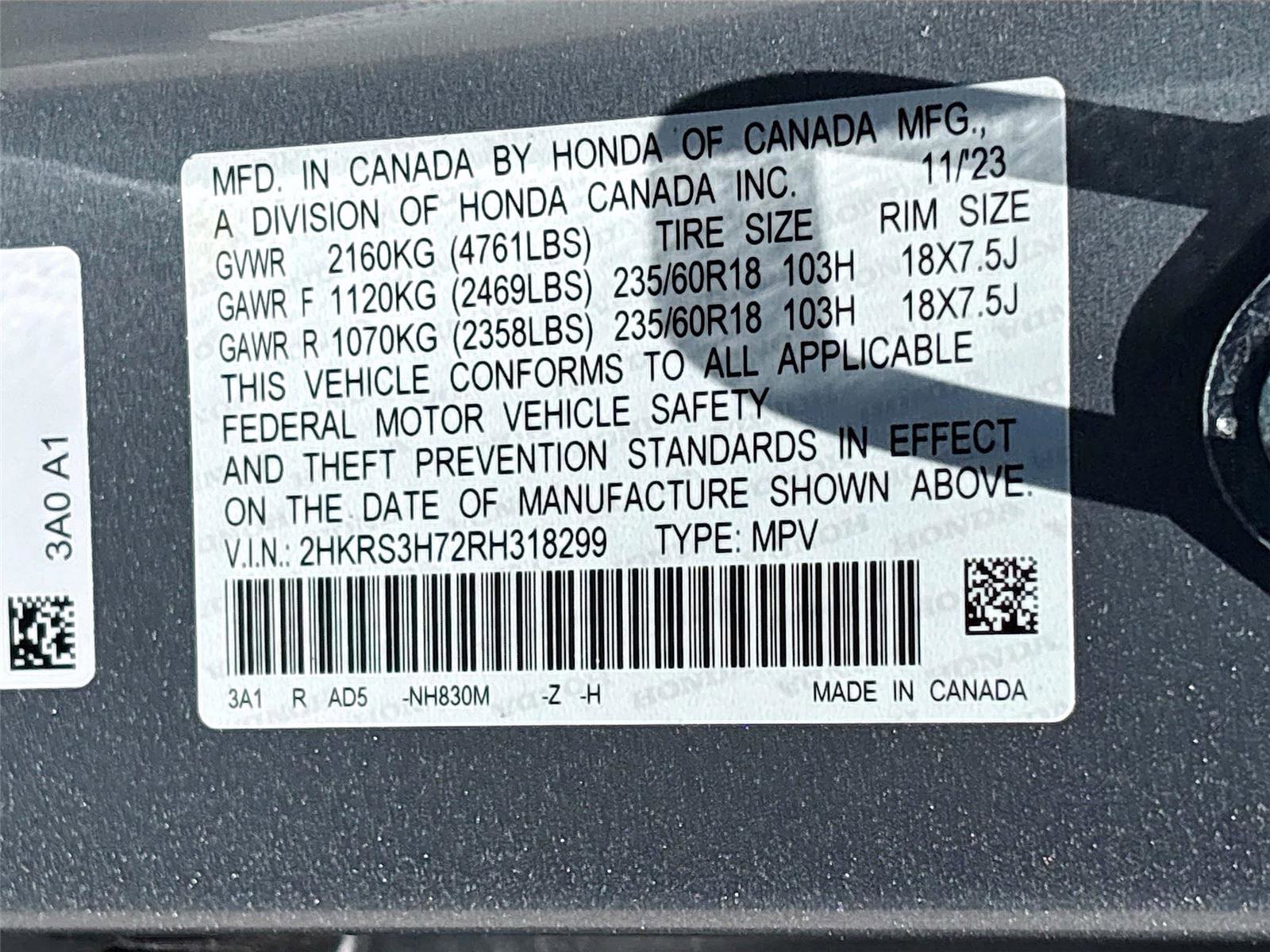 Certified 2024 Honda CR-V EX-L image 35