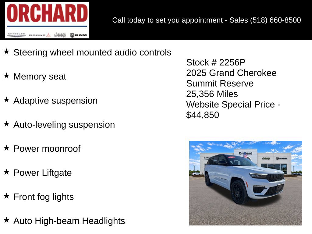 Used 2025 Jeep Grand Cherokee Summit AWD/4WD image 26