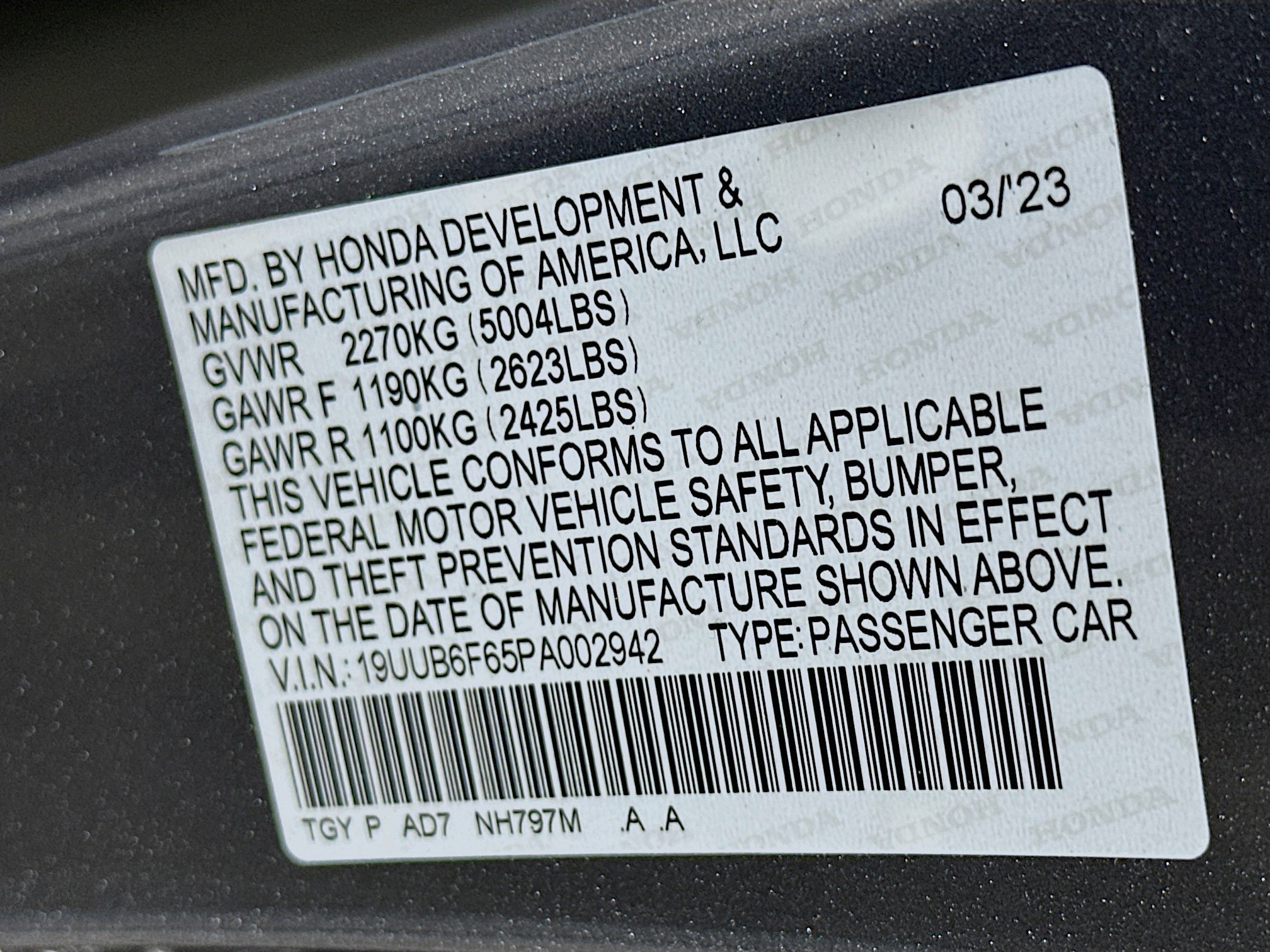 Used 2023 Acura TLX SH-AWD w/ Advance Package image 12