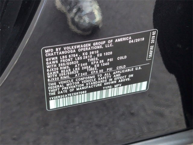Used 2019 Volkswagen Atlas SEL image 18