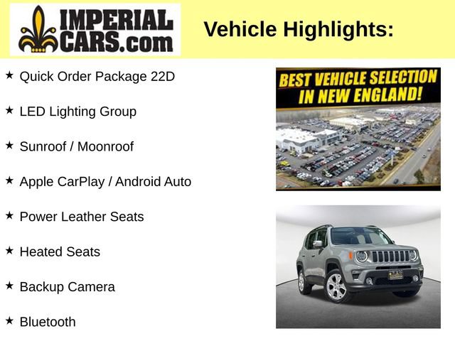 Used 2020 Jeep Renegade Limited w/ LED Lighting Group AWD/4WD image 8