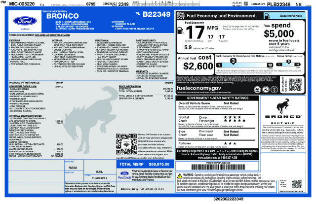 Used 2023 Ford Bronco Badlands AWD/4WD image 13