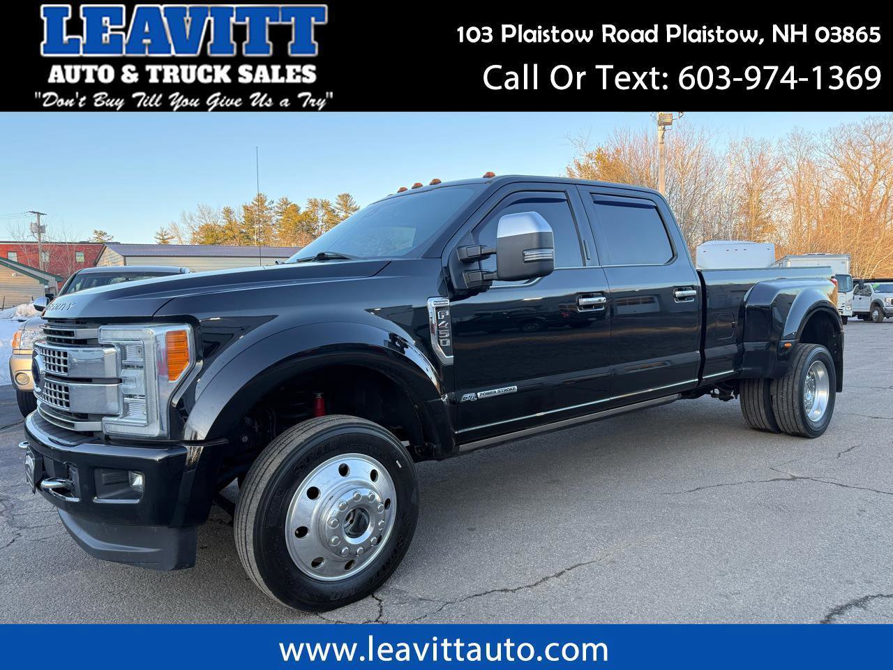 Used 2017 Ford F450 Platinum w/ Platinum Ultimate Package