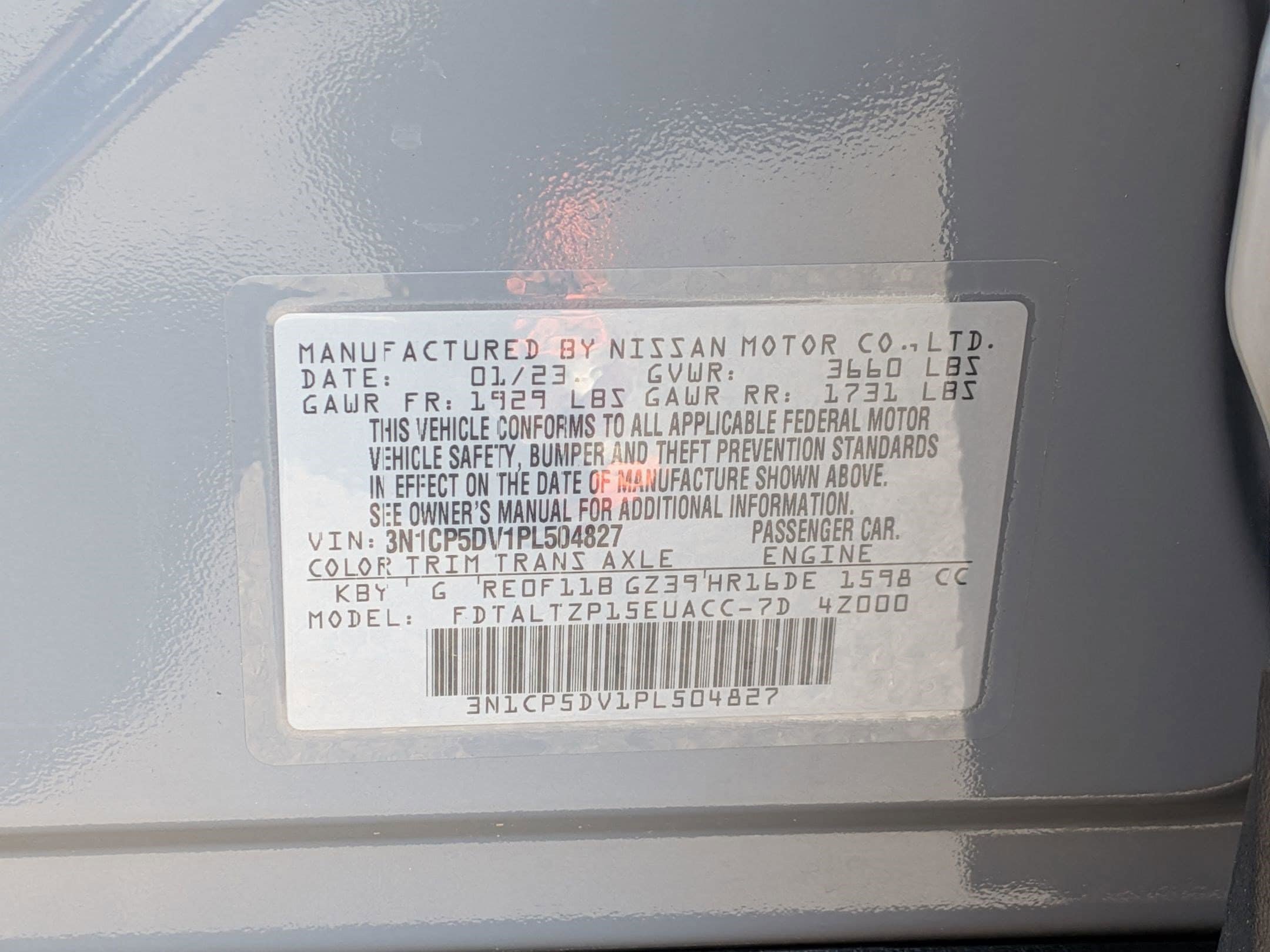 Certified 2023 Nissan Kicks SR w/ SR Premium Package FWD image 33