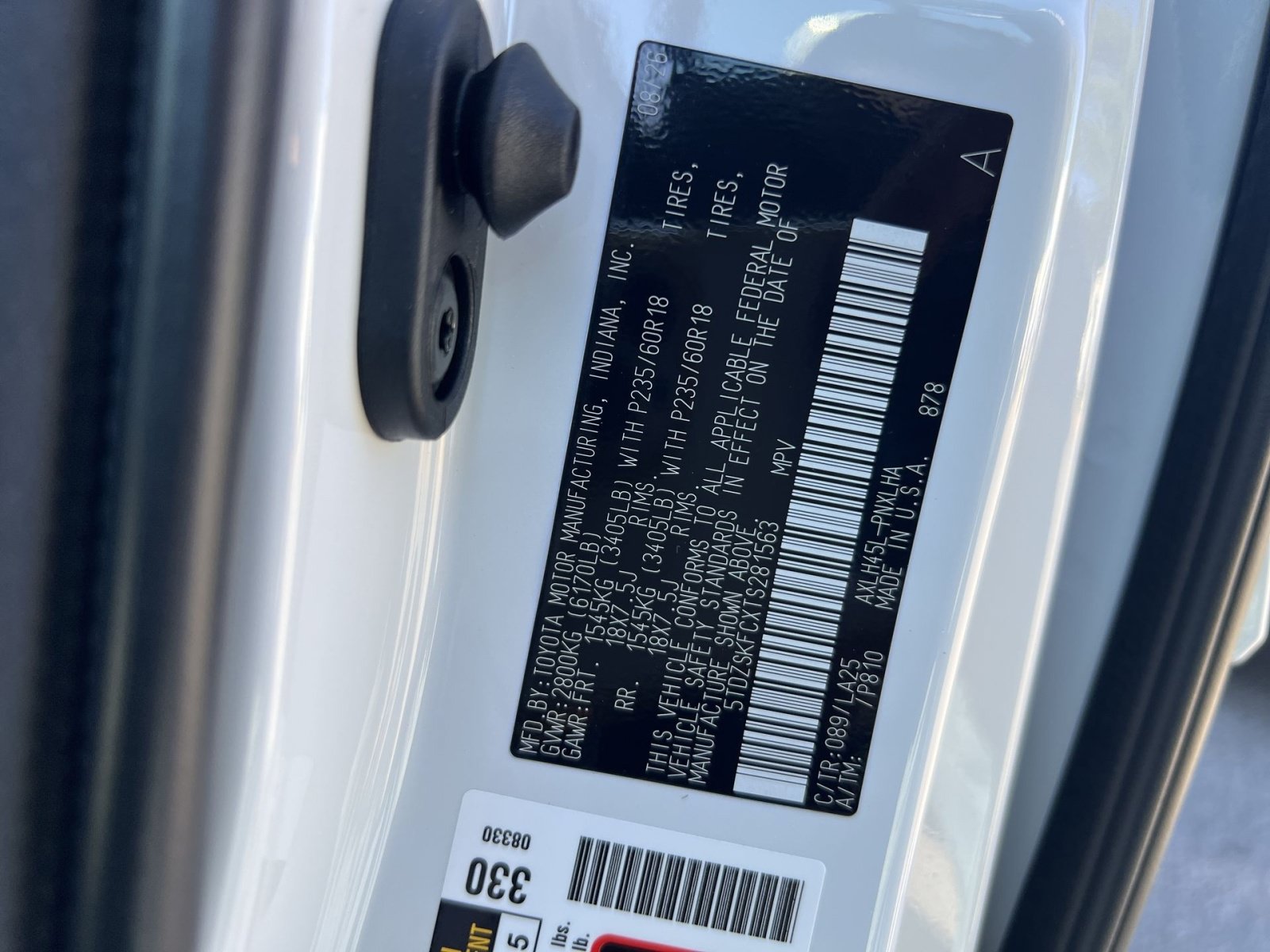 New 2026 Toyota Sienna Limited AWD/4WD image 23