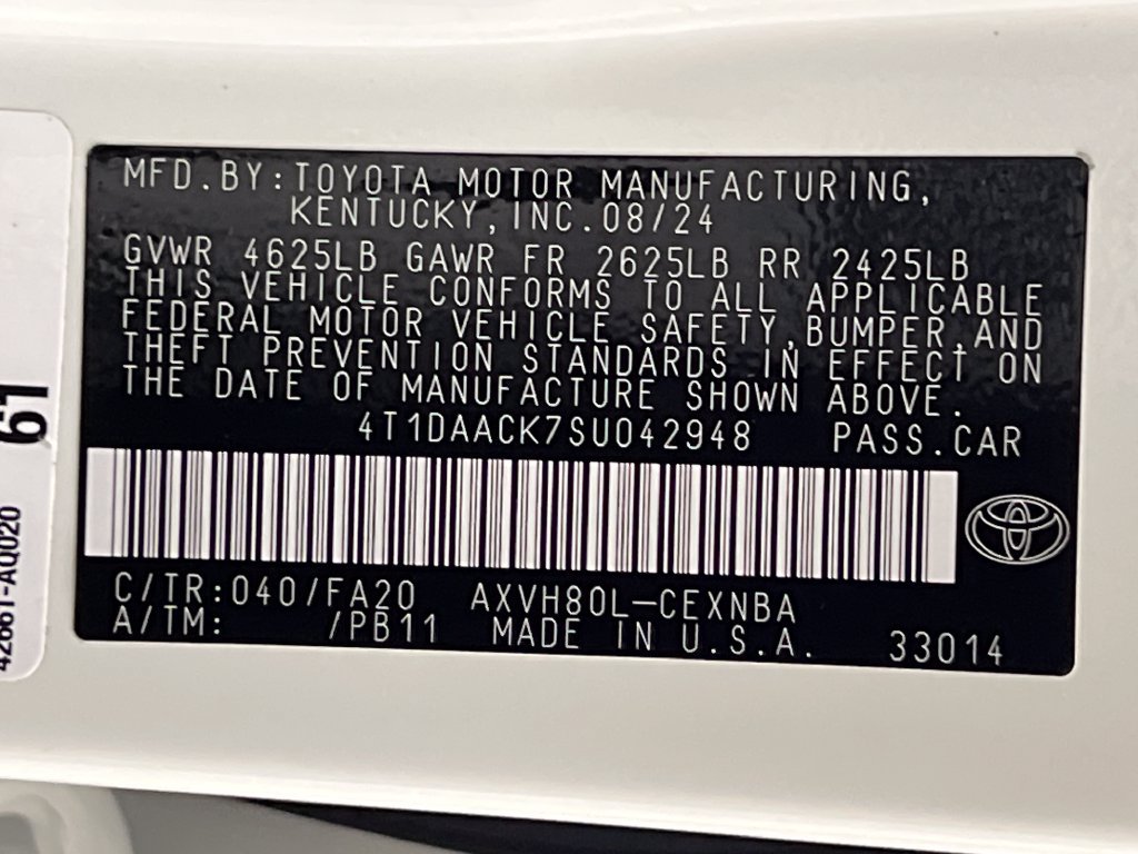 Used 2025 Toyota Camry LE FWD image 71