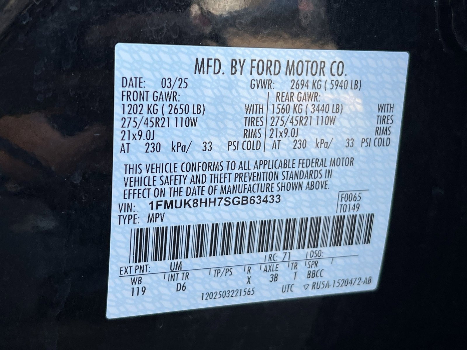 Used 2025 Ford Explorer Platinum w/ LUX Leather Package image 28