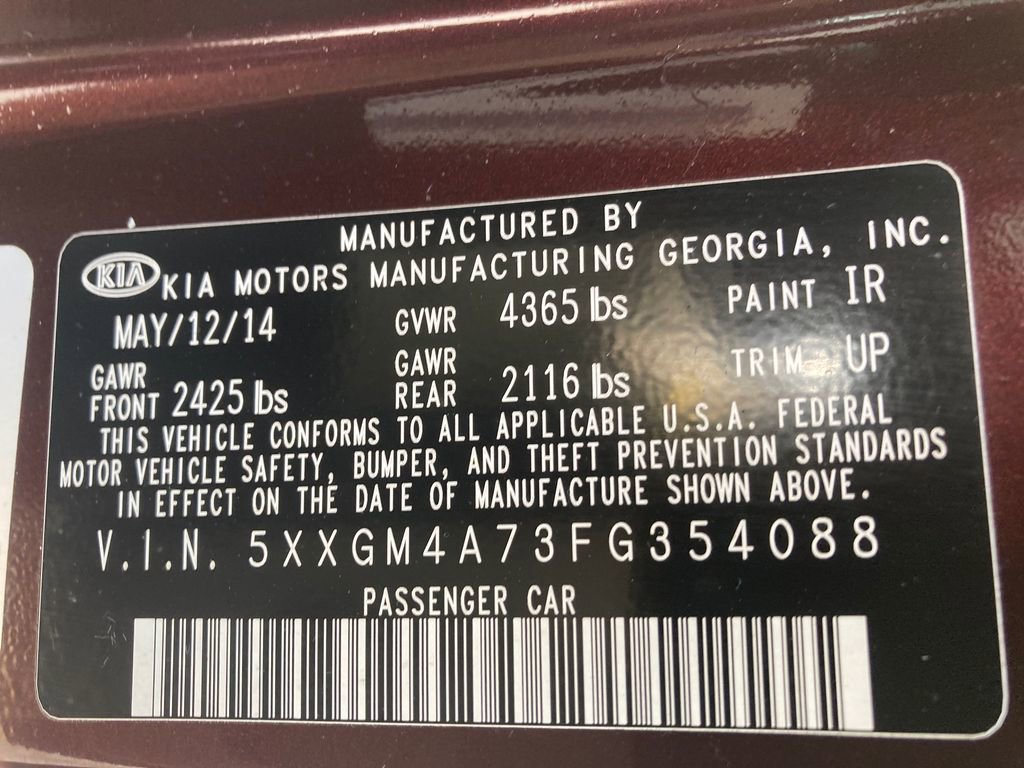 Used 2015 Kia Optima LX image 34