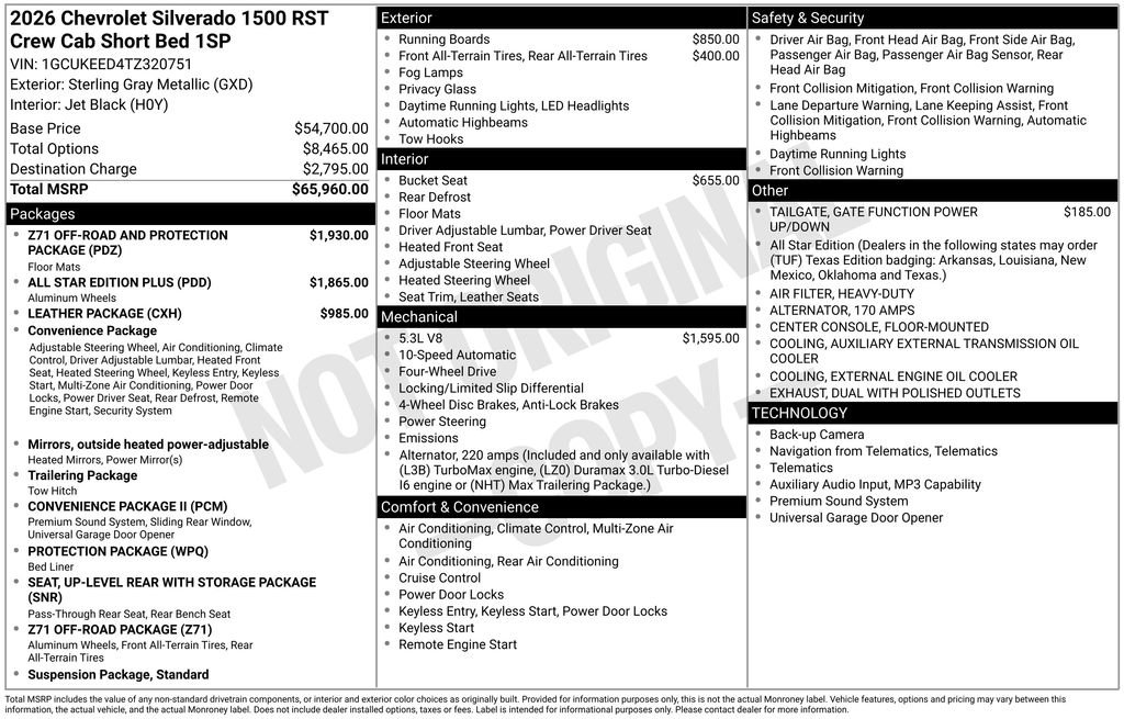 New 2026 Chevrolet Silverado 1500 RST image 19