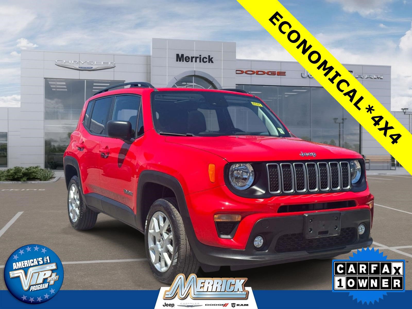 Certified 2023 Jeep Renegade Latitude w/ Sun/Sound Group AWD/4WD image 1
