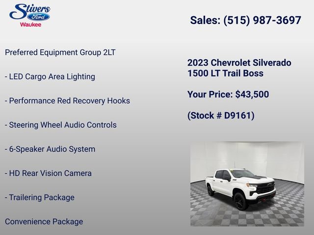 Used 2023 Chevrolet Silverado 1500 LT Trail Boss w/ Protection Package AWD/4WD image 28