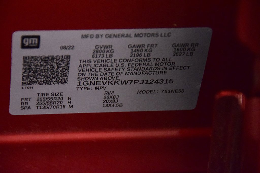 Used 2023 Chevrolet Traverse Premier w/ LPO, Floor Liner Package image 14