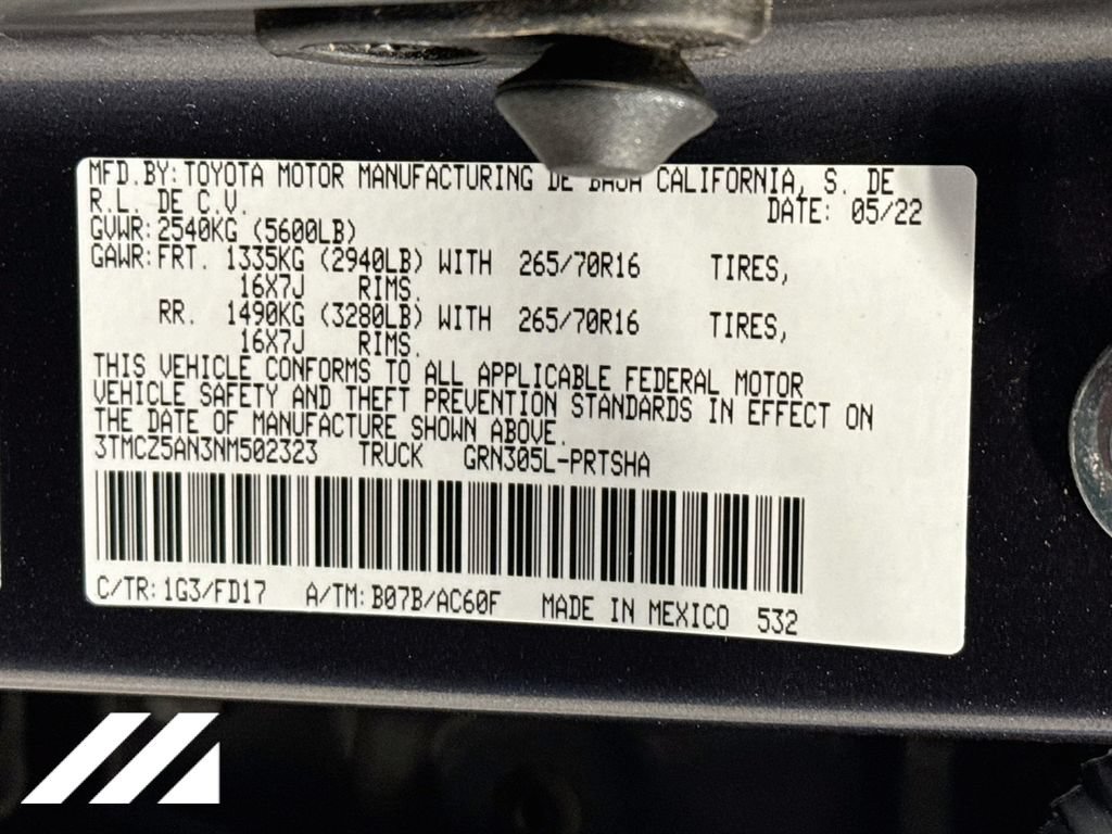 Used 2022 Toyota Tacoma TRD Off-Road w/ Technology Package AWD/4WD image 29