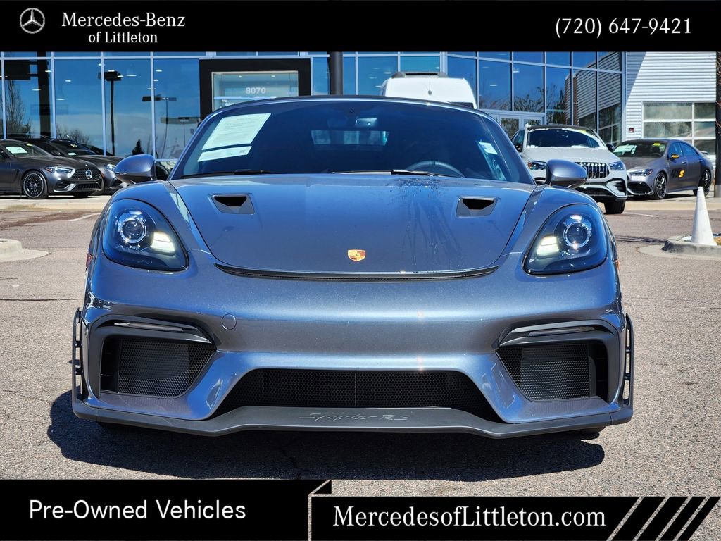Used 2025 Porsche 718 Boxster Spyder RS w/ Accent Package Logos RWD image 2