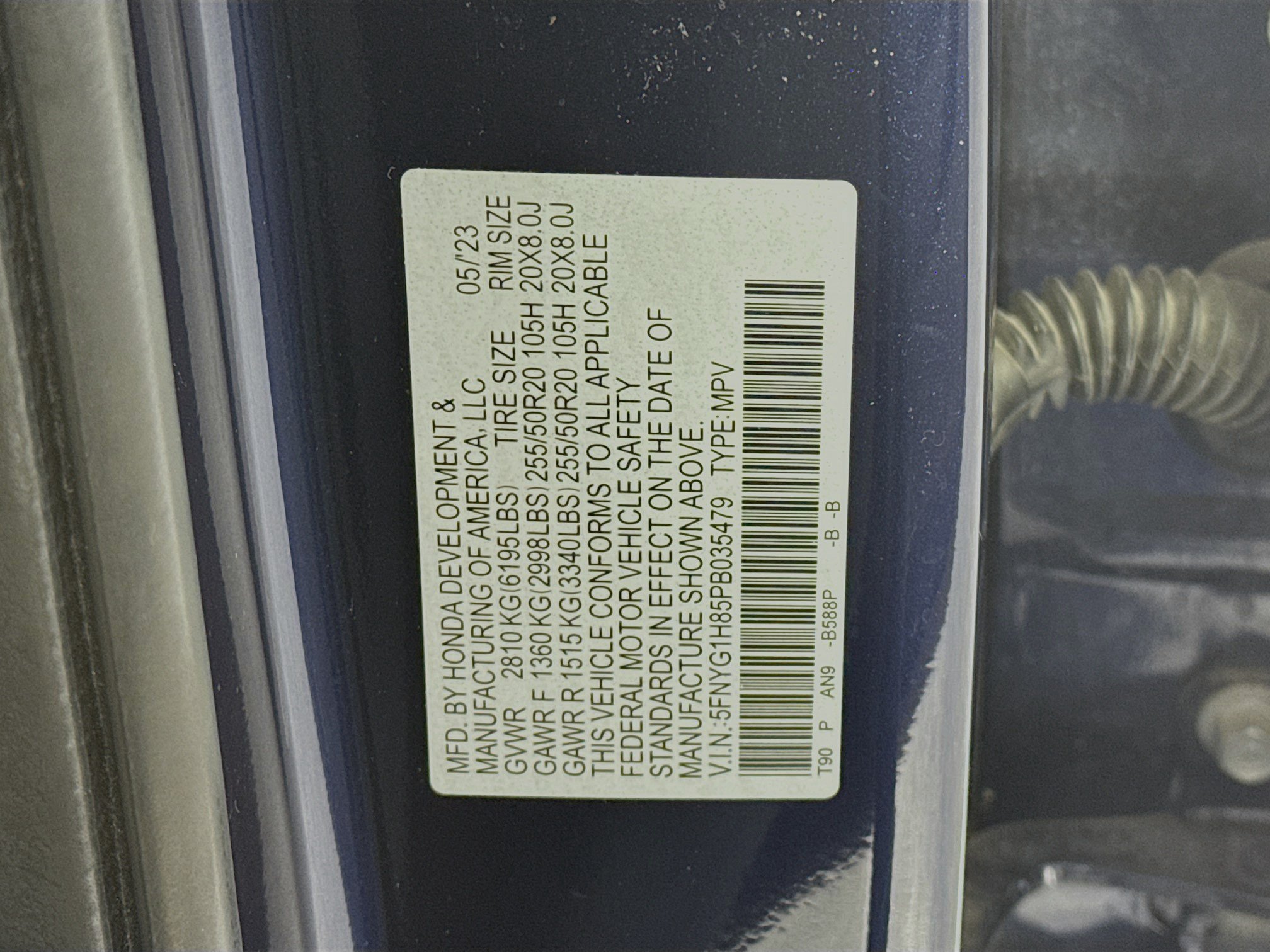 Certified 2023 Honda Pilot Elite image 35