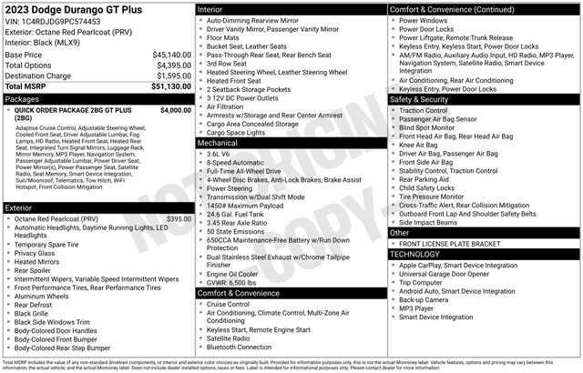 Used 2023 Dodge Durango GT image 33