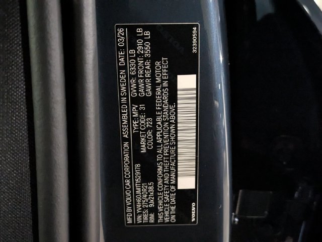New 2026 Volvo XC90 T8 Ultra w/ Protection Package AWD/4WD image 32