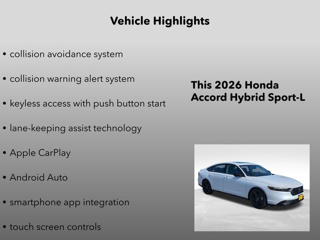 New 2026 Honda Accord Sport image 10