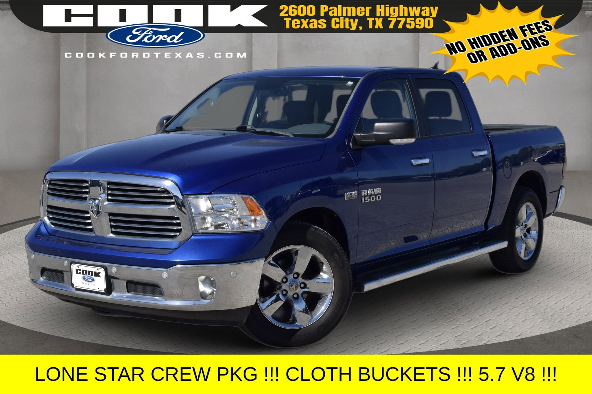 Used 2017 RAM 1500 Lone Star image 1