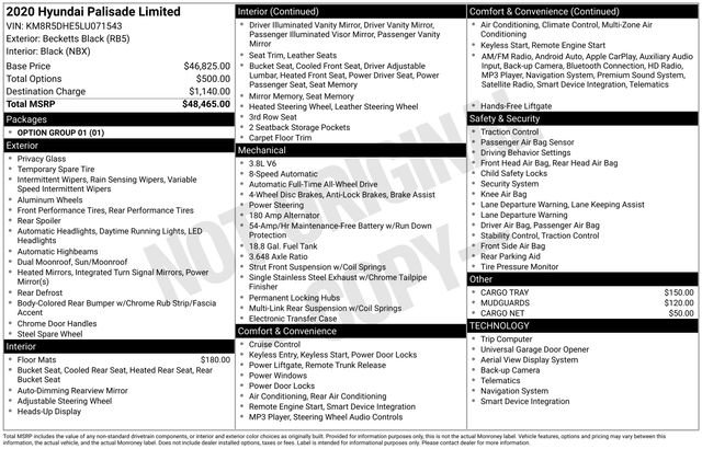 Used 2020 Hyundai Palisade Limited image 45