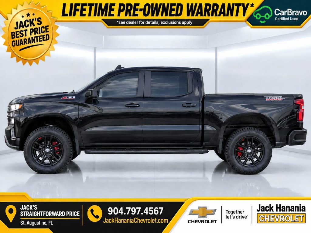 Used 2019 Chevrolet Silverado 1500 Custom Trail Boss w/ Custom Convenience Package AWD/4WD image 4