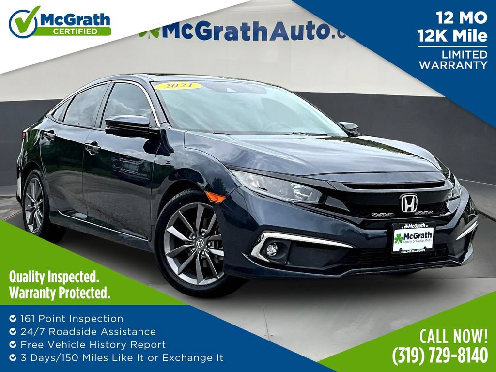 Used 2021 Honda Civic EX-L image 1