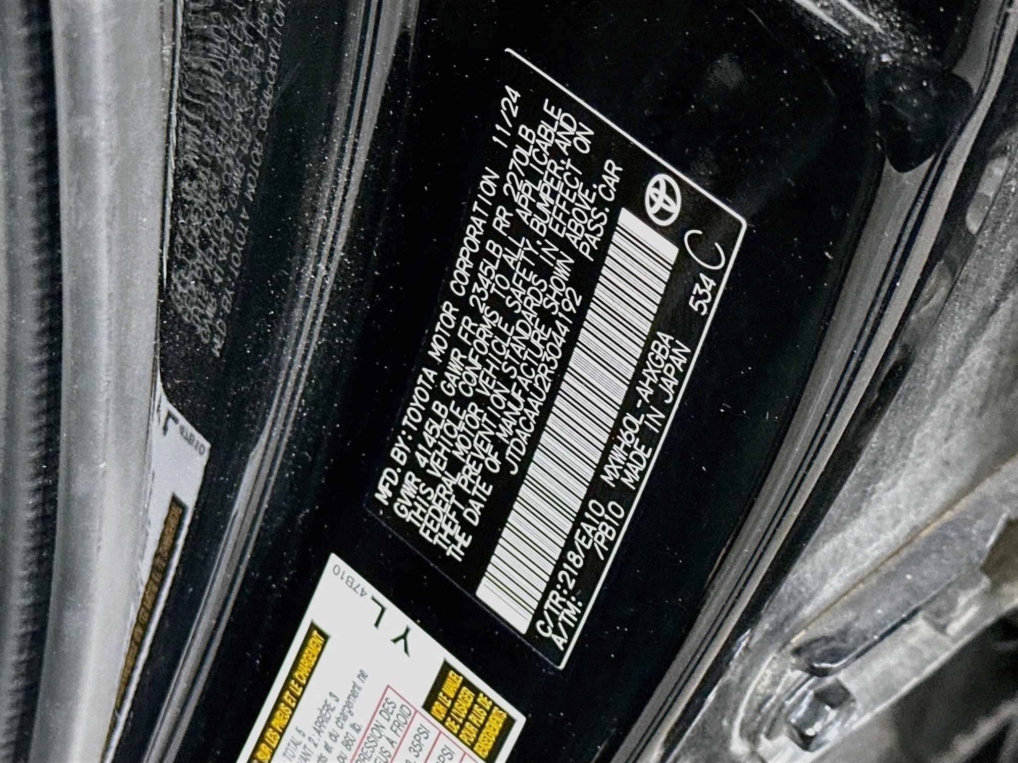 Used 2024 Toyota Prius XLE FWD image 12