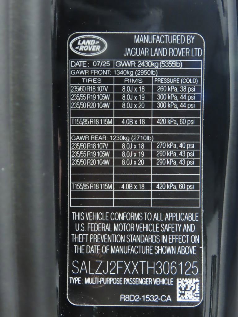 New 2026 Land Rover Range Rover Evoque S image 34