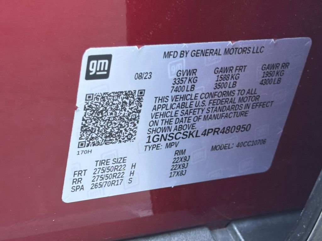 Used 2023 Chevrolet Tahoe Premier w/ Advanced Technology Package image 38