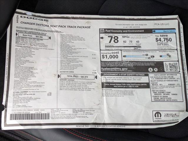 New 2024 Dodge Charger Scat Pack w/ Plus Group image 18