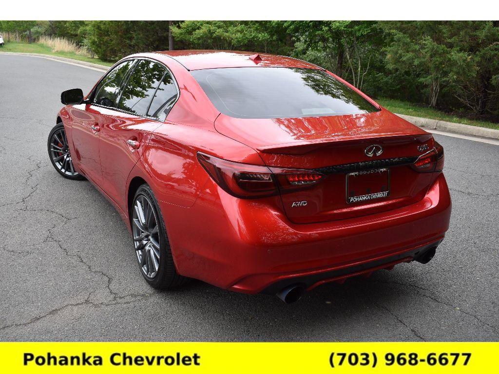 Used 2021 INFINITI Q50 Red Sport 400 w/ Proactive Package AWD/4WD image 5