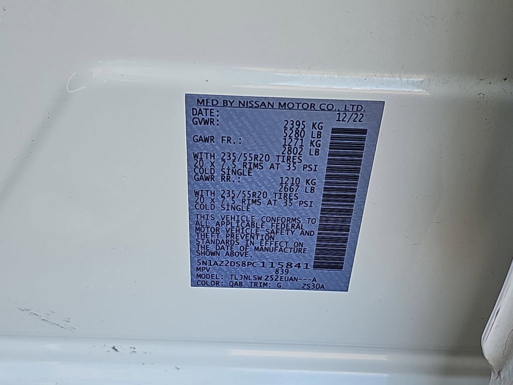 Used 2023 Nissan Murano Platinum w/ Cargo Package image 39