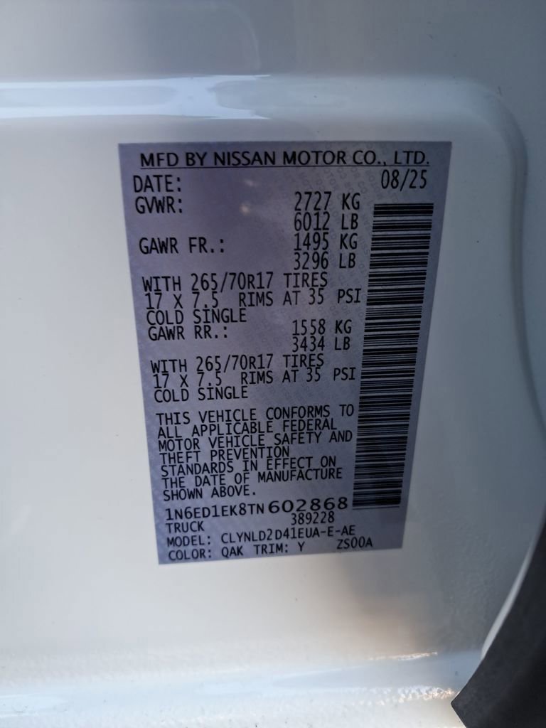 New 2026 Nissan Frontier PRO-4X w/ Pro Premium Package image 31