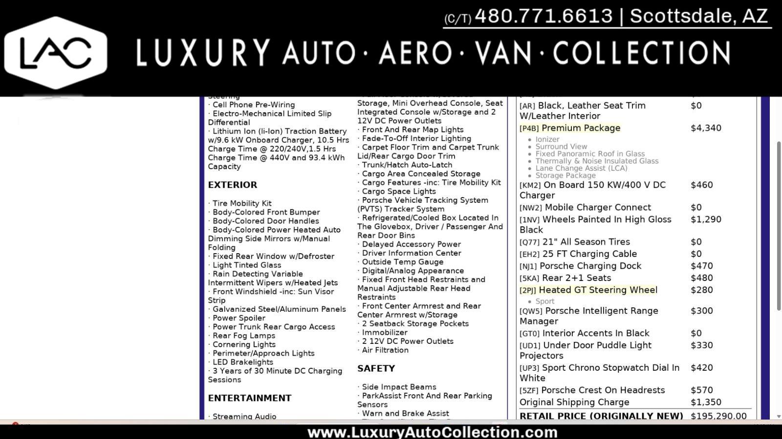 Used 2021 Porsche Taycan Turbo S w/ Premium Package AWD/4WD video 1