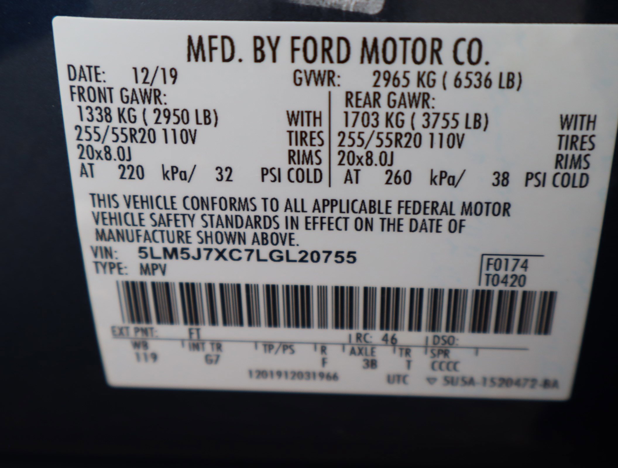 Used 2020 Lincoln Aviator Reserve image 40