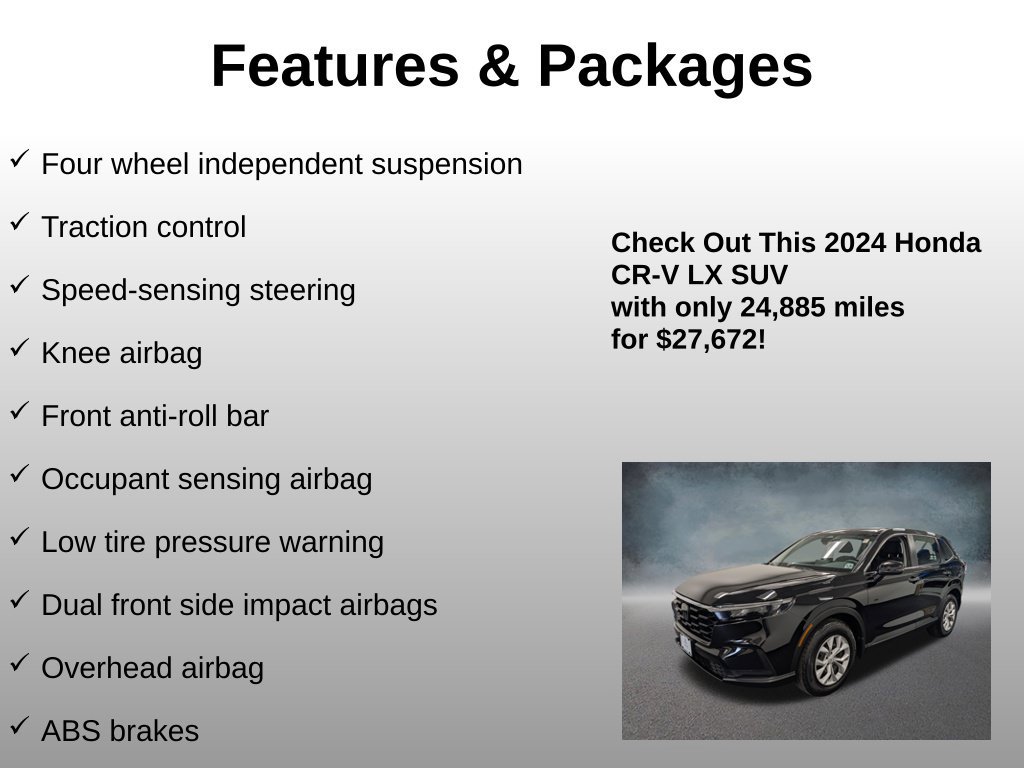 Certified 2024 Honda CR-V LX image 12