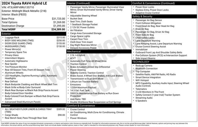 Certified 2024 Toyota RAV4 LE image 27