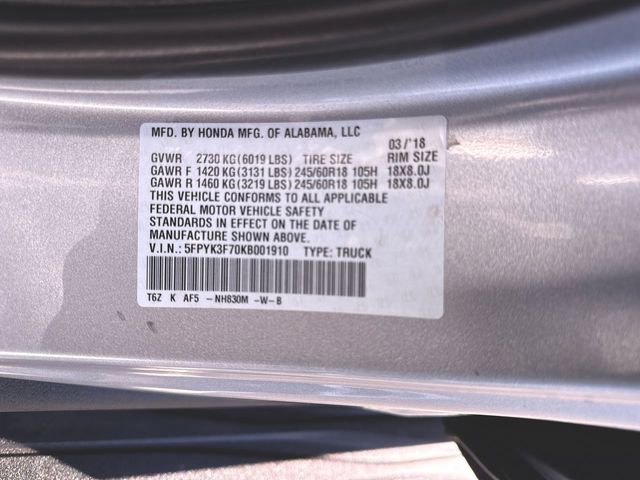 Used 2019 Honda Ridgeline RTL-E image 34