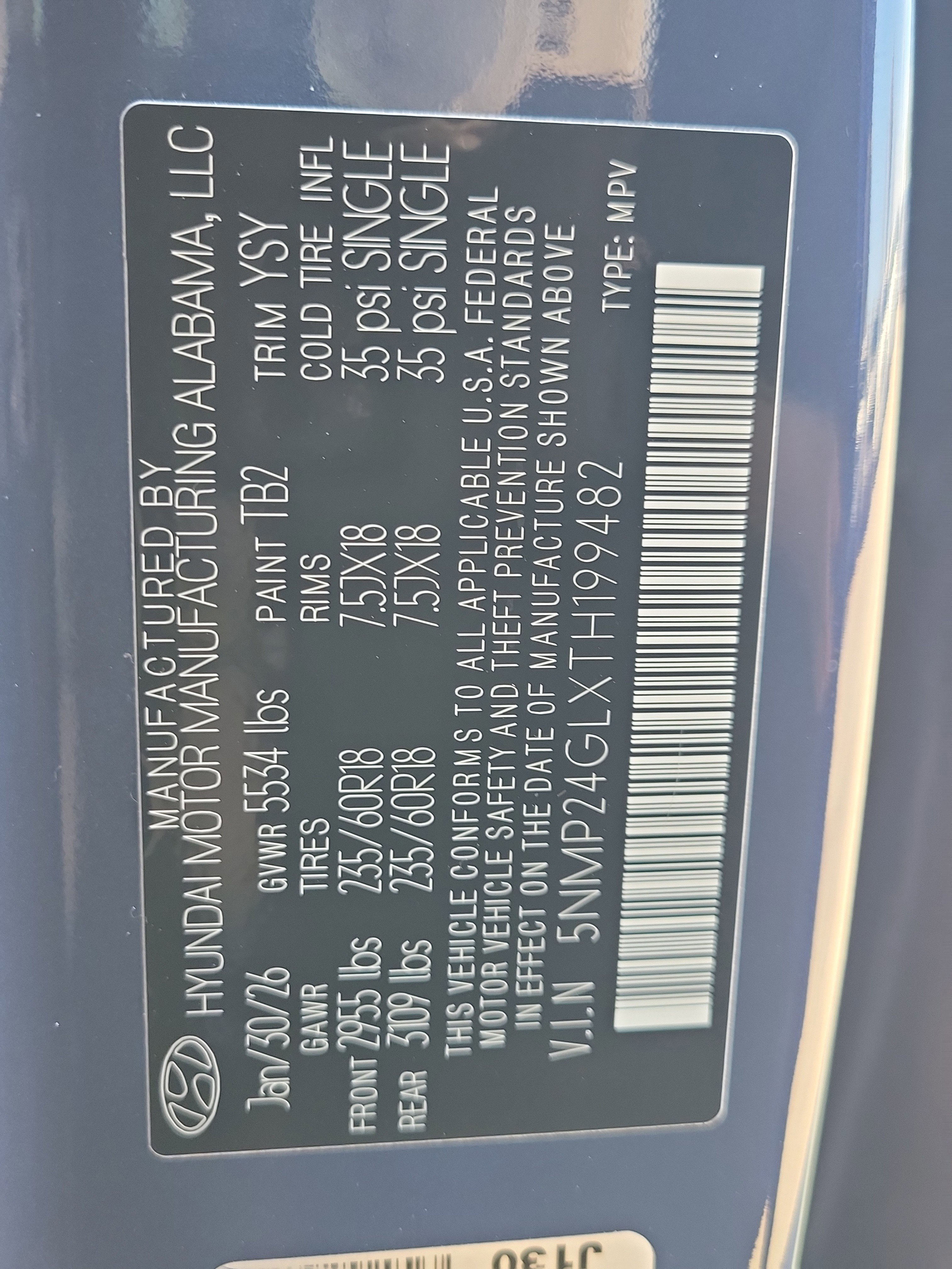 New 2026 Hyundai Santa Fe SEL image 32