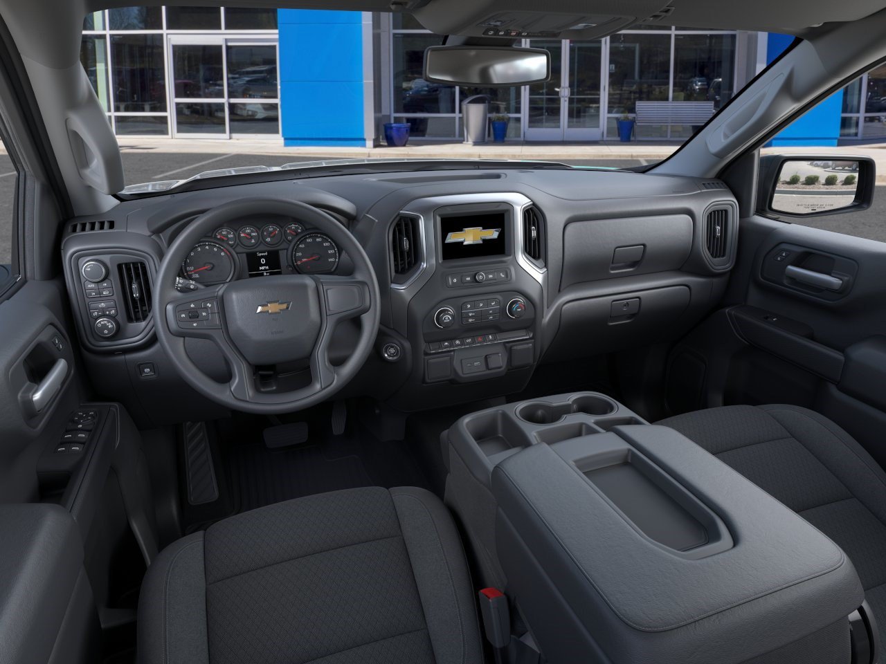 New 2026 Chevrolet Silverado 1500 Custom w/ Turbomax Blackout Package AWD/4WD image 17