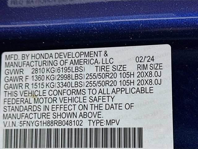 Certified 2024 Honda Pilot Elite image 38