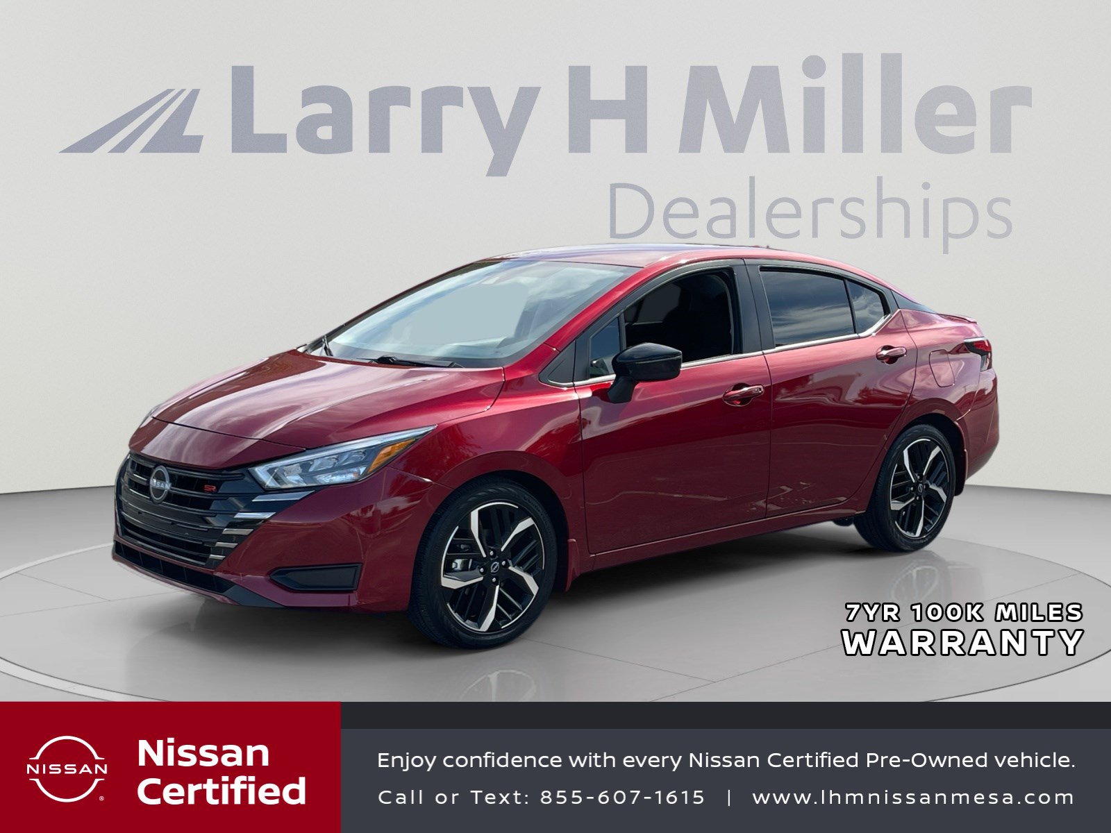 Certified 2025 Nissan Versa SR w/ Trunk Package