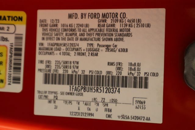 Used 2024 Ford Mustang Premium RWD image 40