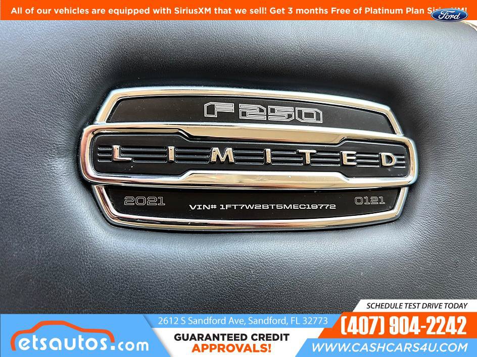 Used 2021 Ford F250 Limited w/ FX4 Off-Road Package AWD/4WD image 22